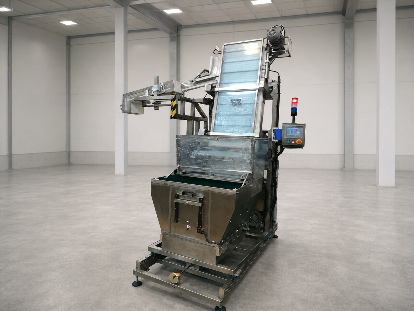 Evelator cap sorter